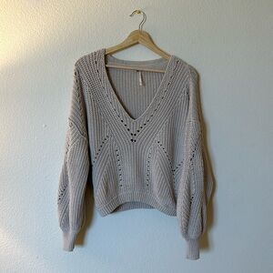 Free People oversized knit sweather